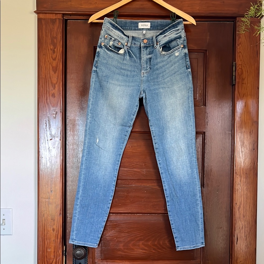 Pistola Denim Audrey Midrise Skinny in Mayfair Vintage, size 28